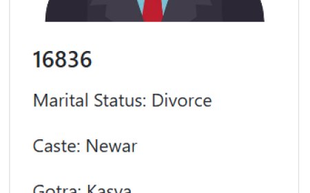 BB16836: यू.ए.ई. बस्ने ४२ वर्षीय डिभोर्सड १२ पास नेवार केटालाई असल जीवनसाथी चाहियो ।