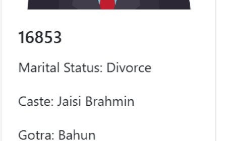 BB16853: जापानमा बसाेबास गर्दैआउनुभएको २९ वर्षीय डिभाेर्सड व्राम्हण केटालाई असल जीवनसाथी चाहियो