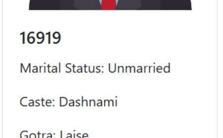 16919: पोल्याण्ड वस्ने  २७ वर्षीय दशनामी मास्टर्स गरेकाे केटालाई असल जीवनसाथी चाहियो
