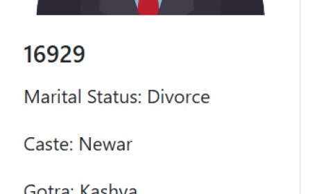 BB16929: वेलायतमा वस्ने ३३ वर्षीय डिभोर्सड नेवार केटालाई नेपालमा वस्ने असल जीवनसाथी चाहियो ।